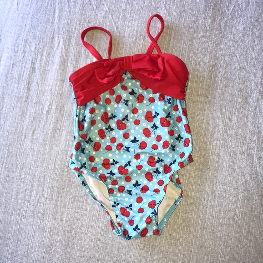🍒 Baby girl Cherry bathing suit 🍒